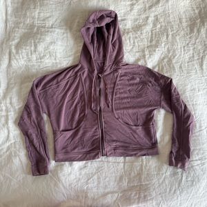 lululemon athletica Mauve/Purple Zip Hoodie